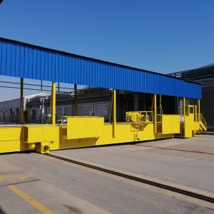 Rifacimento trattamento anticorrosivo carro trasbordatore ferroviario